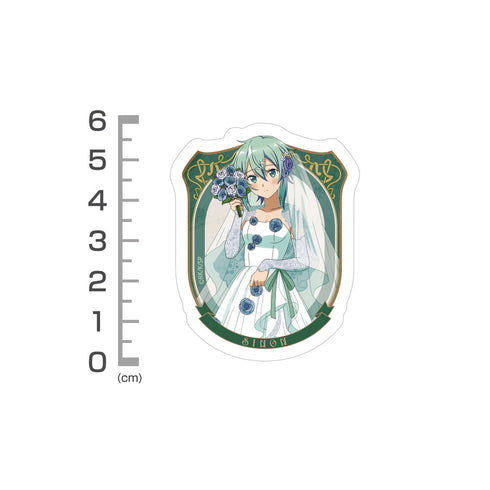 『ソードアート・オンライン』描き下ろし シノン ミニステッカーセット ウェディングドレスVer.